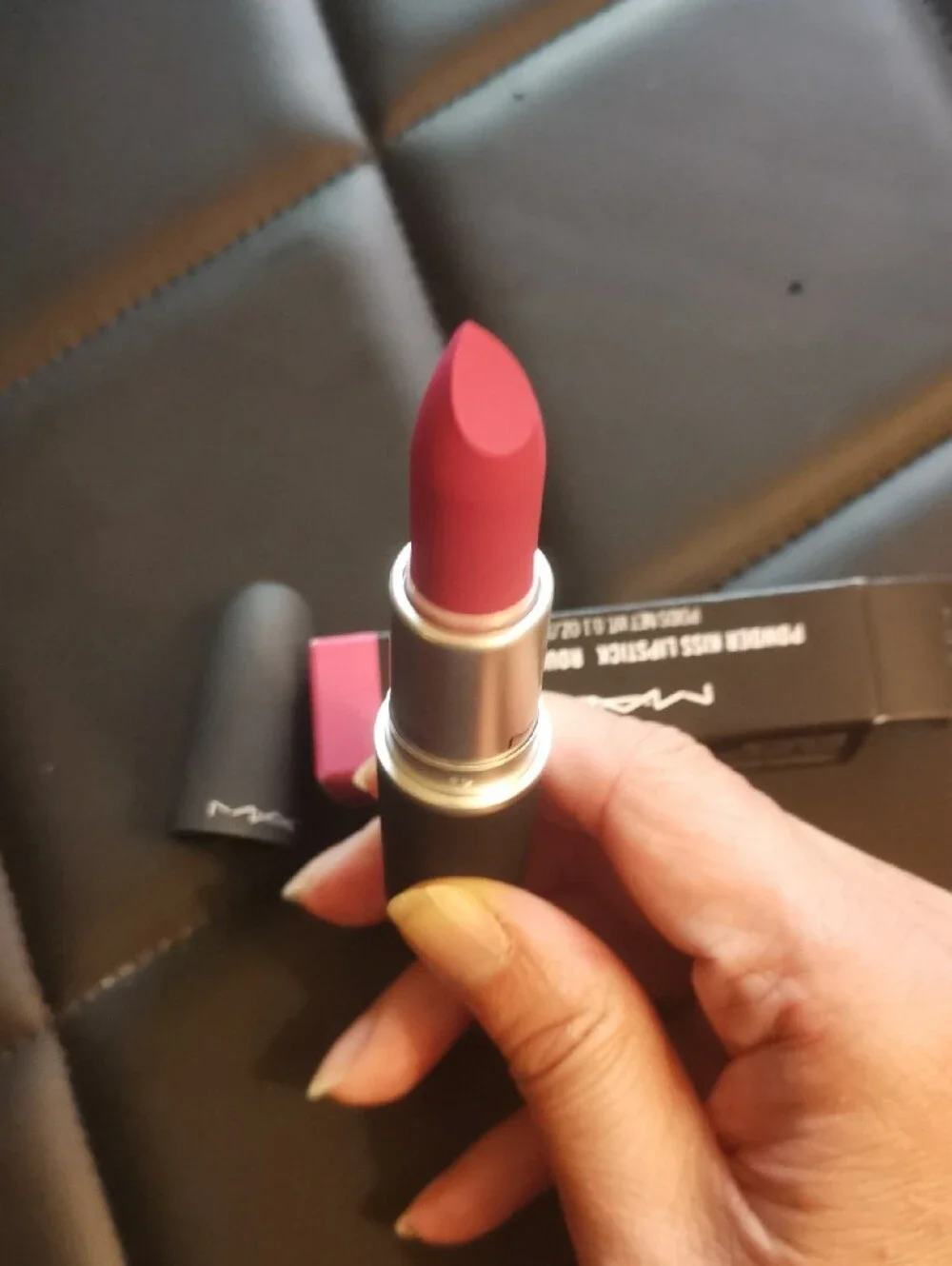 MAC Cosmetics Powder Kiss Lipstick - Dusty Rose Pink